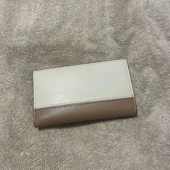 Kate Spade White and Brown Women's Wallet - Picture 2 of 4